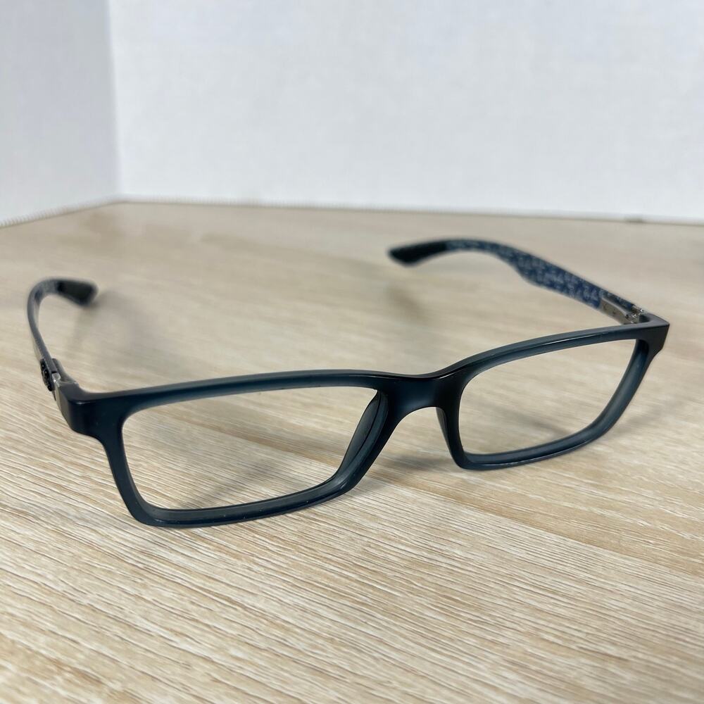RB8901 5262 Blue Black Carbon Fiber Eyeglasses Frames Only 53-17-145